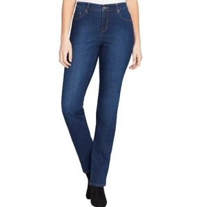 Gloria Vanderbilt Rail Straight Jeans Size 18